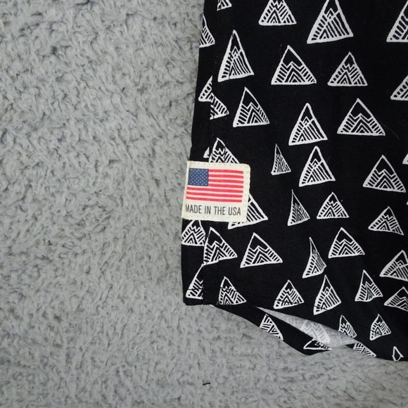 Icelantic Skis Shirt Men's Large Black and White Button-Up Hand Made in the USA - Picture 4 of 10